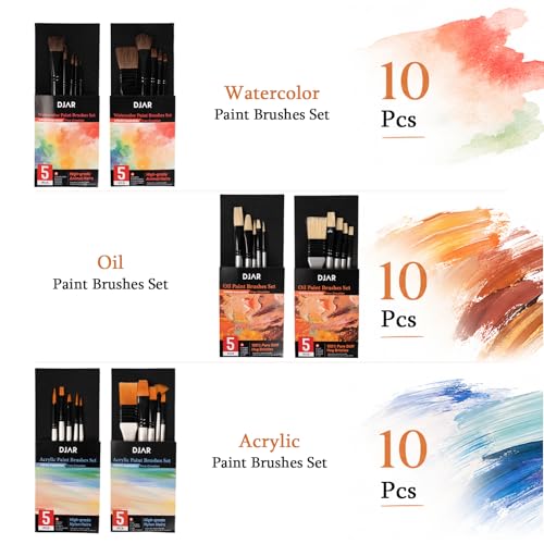 Wooden French Easel Art Painting Kit with 96 Paints & 30 Brushes - Complete Set for Artists
