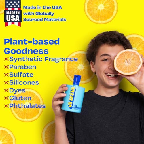 Kids & Teen Moisturizing Shampoo with Citrus Scent - 14 oz