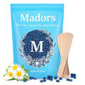 Hard Wax Beans Kit for Hair Removal - Madors 1lB Brazilian Underarms Body and Chest Large Refill Wax Beads for Wax Warmer