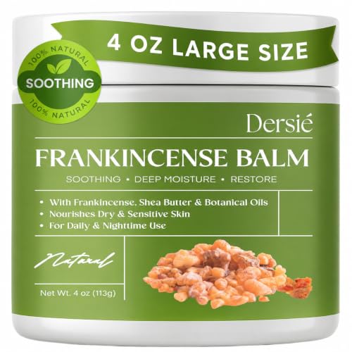 Dersie Frankincense Balm 4 oz | Natural Muscle & Joint Relief, Skin Nourishment