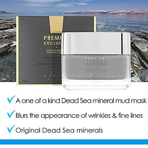 Dead Sea Mud Mask for Face - Pore Refining & Anti-Aging, 1.7 fl oz