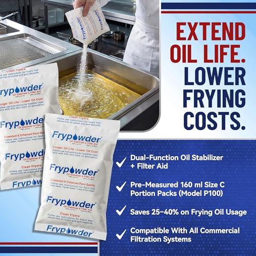 MirOil Fry Powder Oil Stabilizer & Filter Aid - 90 C-Size Sachets