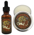Beard Grooming Kit with Caramel Mocha Scent - 2 pcs Beard Balm & Oil - Variations of THIS listing