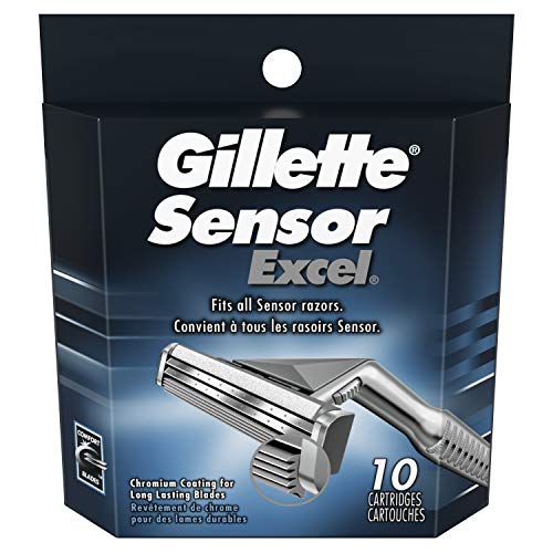 Gillette Sensor Excel Men's Razor Blade Refills Pack of 2 - 10 Count
