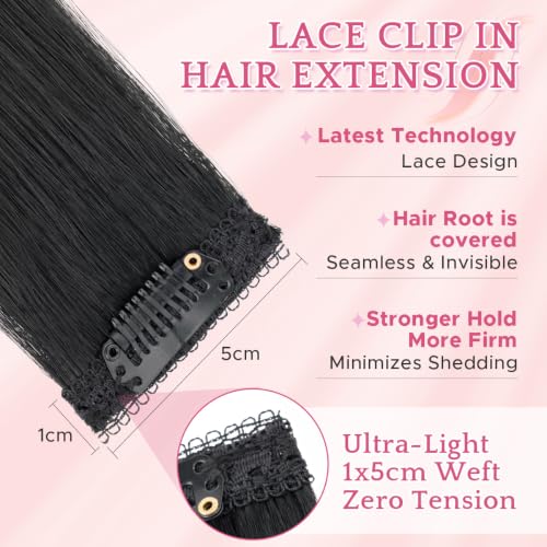 6PCS Clips In Short Hair Extensions Real Human 10 Inch #01