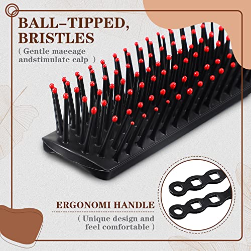 200 Pcs Detangling Hair Brushes for Homeless & Travel - Black