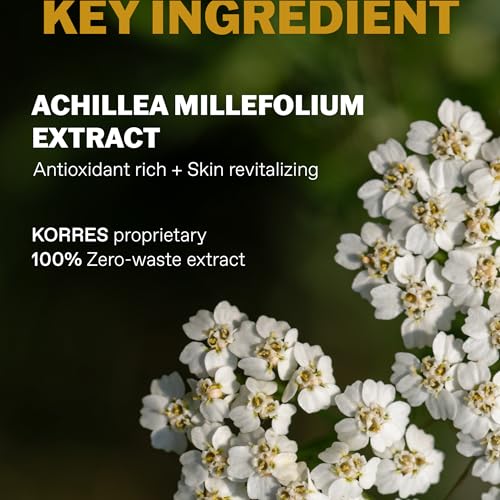 KORRES Athenian Grooming Anti-Ageing Face & Eye Cream with Achillea Millefolium & Baobab Leaf Extracts, Reduces Fine Lines, Smooths Wrinkles & Puffiness, Vegan, For Men, 1.69 fl oz