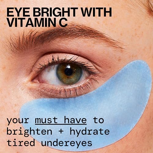 Pacifica 4 Pack Bright Under Eye Vitamin C Mask for Dark Circles & Hydration - Vegan & Cruelty-Free