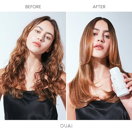 OUAI Hair Gloss and Fine Shampoo Set for Shine & Volumizing - 2 Pack
