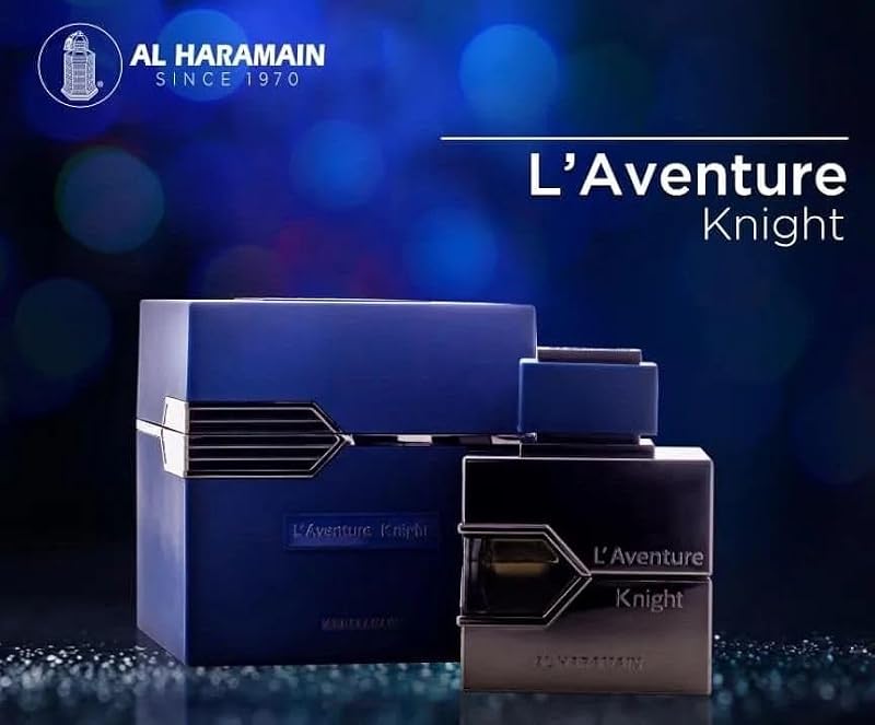 Al Haramain L'Aventure Knight Men's Fragrance 3.4 Fl Oz - Green Irish Tweed Clone, Multicolor