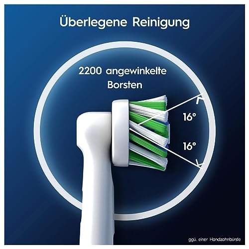 Oral-B Pro CrossAction Electric Toothbrush Replacement Heads - White / 8 Pack