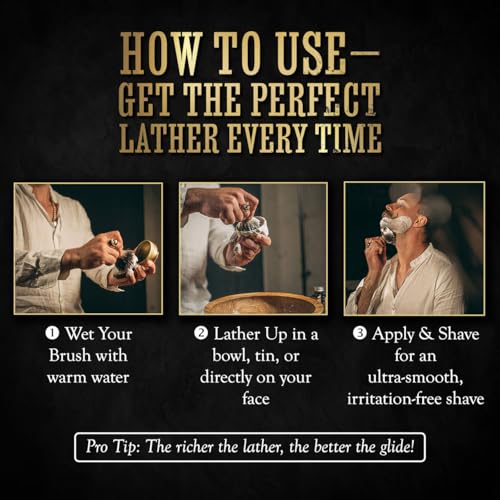 Shave Soap Tea Tree Pre-shave Soften Bristles - All Natural Tea Tree Shave Soap - African Black 4oz