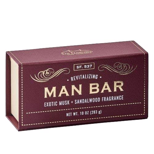 Men's Exfoliating and Revitalizing Bar Soap Bundle - Sandalwood & Cardamom