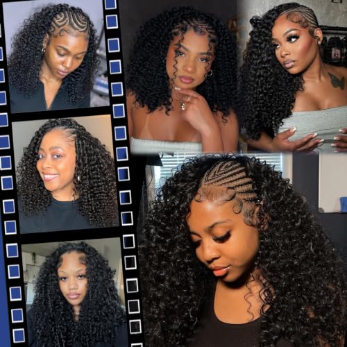 Crochet Human Hair - 16 Inch Burmese Curly Pre-Separated Feather Extensions Variation of THIS listing