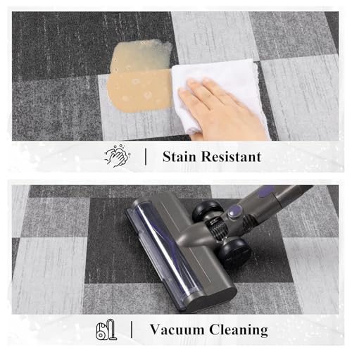 Anti Fatigue Kitchen Runner Mat 24x71 Inches Grey Non Slip Cushioned Floor Rug