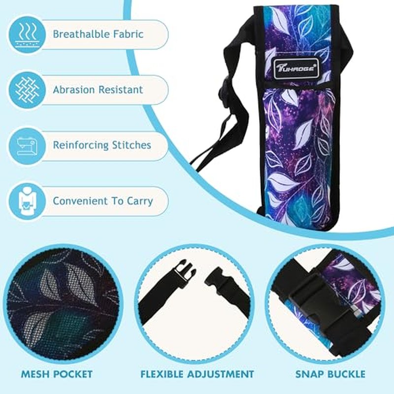 Massage Oil Lotion Bottle Holster Hands Free Adjustable Waist Strap Secure Universal Fit for Massage Therapists,Bag Only,Not Bottle Included(Dreamy Purple)