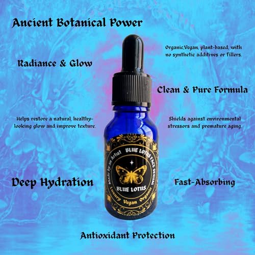 Blue Lotus Youth Preserve Face Serum with Hyaluronic Acid - 1.0oz
