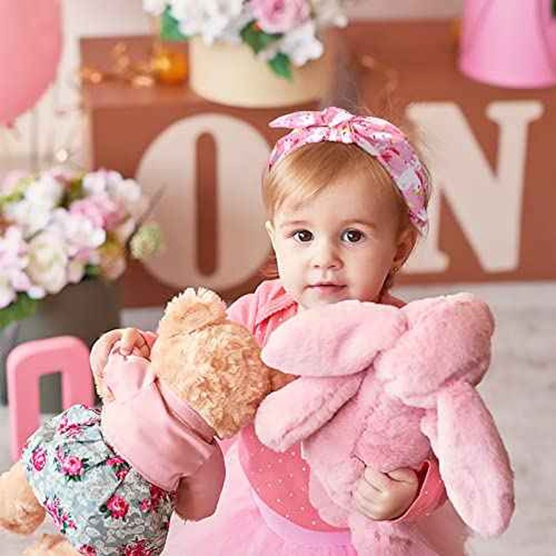 Jexine 6 Pcs Unicorn Headband for Girls, Bow Knot Headbands, Rainbow Hair Bands for Girls 4-6 Comfortable Cute Hair Accessories for Kids Party Favors