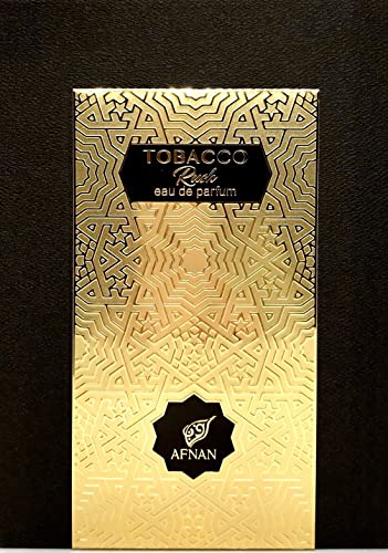 Afnan Tobacco Rush Unisex Eau de Parfum Spray 2.7oz Leather Fragrance