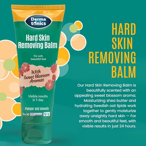 Dermatonics 10% Urea Callus Removing Cream 2.37 fl oz Tube - Pack of 3 for Feet, Hands & Elbows