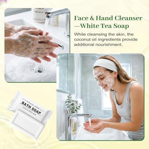 200-Pack Hotel & Travel Toiletries Set - Mini Soap, Shampoo, Conditioner, Lotion