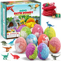 Dinosaur Dinosaur Bath Bombs for Kids with Surprise Toys - Organic & Colorful