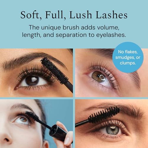 All Natural Vegan Black Mascara - Conditioning & Lengthening, Waterproof