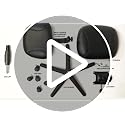 Ergonomic Black Posture Task Office Chair with Adjustable Lumbar & Seat