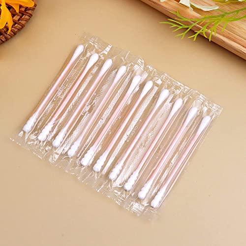 1000 Pack Cotton Swabs - Individually Wrapped Ear & Makeup Cotton Tips