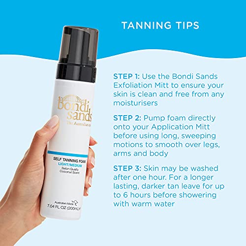 Self Tanning Foam with Back Applicator - Light/Medium Tan Set