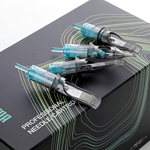 STIGMA Aquamarine Knight Tattoo Cartridge Needles Standard RL+RM 50pcs Assorted Sizes