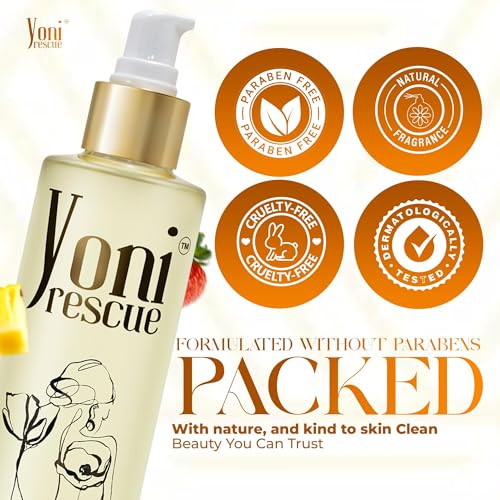 Yoni Rescue Vanilla Sugar Body Oil for Women 6.76 oz Daily Moisturizer