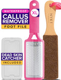 Pink Megafile & Smoothie Duo for Healthy Feet - Foot File & Callus Remover Set