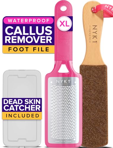 Pink Megafile & Smoothie Duo for Healthy Feet - Foot File & Callus Remover Set