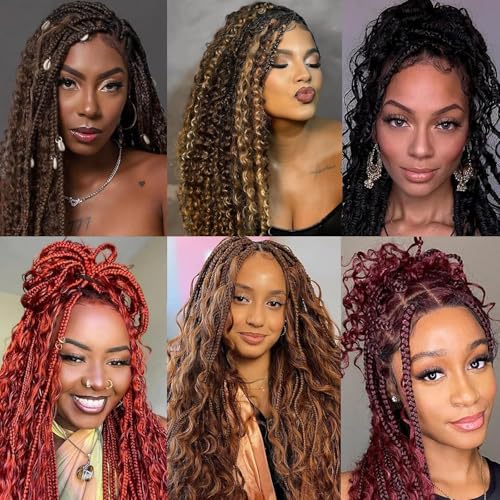 Anmanbeauty Human Braiding Hair 16 Inch 100g Ombre Curly Deep Wave Bundles - No Weft, Knotless & Boho Styles (4/27)