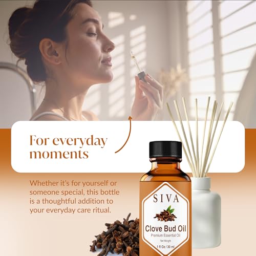 Clove Bud Essential Oil - 1 Fl Oz (30 ml) for Diffuser, Personal Care & DIY