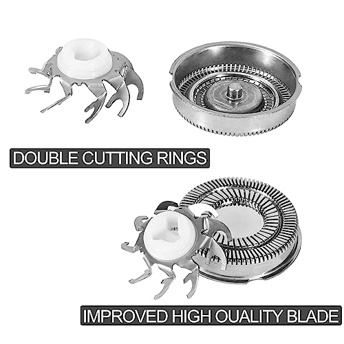 Shaver Replacement Blades Compatible with Skull Shaver Pitbull Gold Shaver£¬Men's Electric Shaver Replacement Heads,Replacement Heads for Electric Shaver£¬4Count