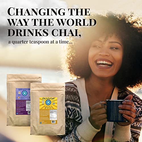 Traditional Masala Chai Powder - Organic Spiced Instant Tea - 16 Ounce Bulk Bag - Makes 530 Cups - No Gluten