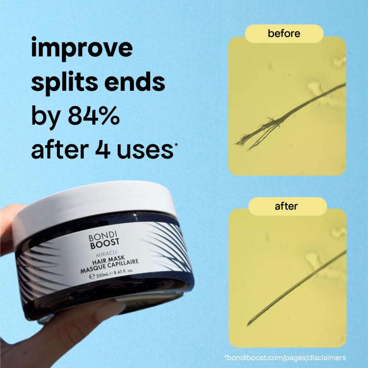 Deep Conditioning Hair Mask for Damaged Hair - 8.45oz, Vegan & Sulfate-Free
