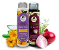 Natural Hair Growth Shampoo & Conditioner Set - Anti-Hair Loss Nourishing Formula with Onion Rosemary Aloe Vera 450ml Each