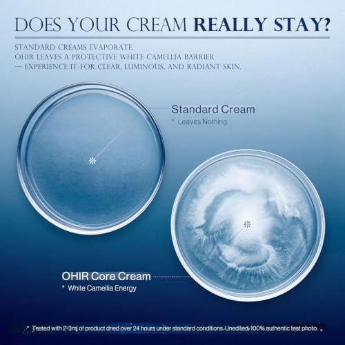 OHIR White Camellia Glutathione Face Cream 50ml Hydrating Brightening Skin Care