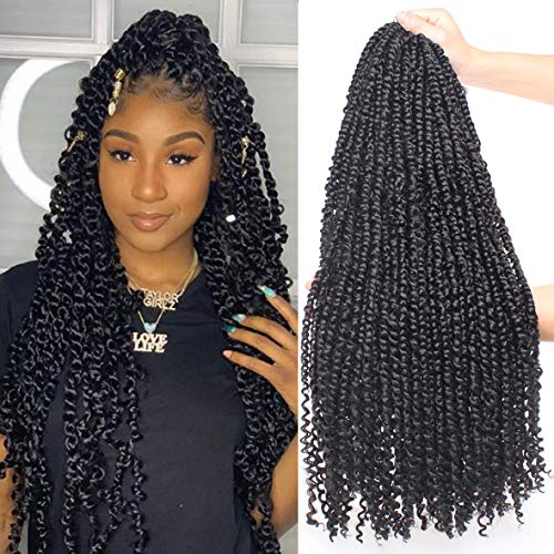 Leeven 22 Inch Passion Twist Crochet Hair - 1B# Variation of THIS Listing (Pack of 8)