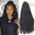 Leeven 22 Inch Passion Twist Crochet Hair - 1B# Variation of THIS Listing (Pack of 8)
