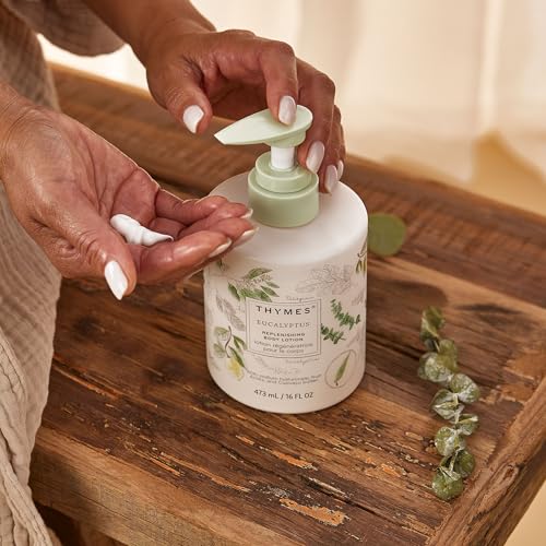 Thymes Eucalyptus Body Lotion 16oz - Replenishing Moisturizer for Dry Skin