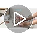 4-Layer Hair Tie Organizer with Rotating Stacks - Clear, Stackable