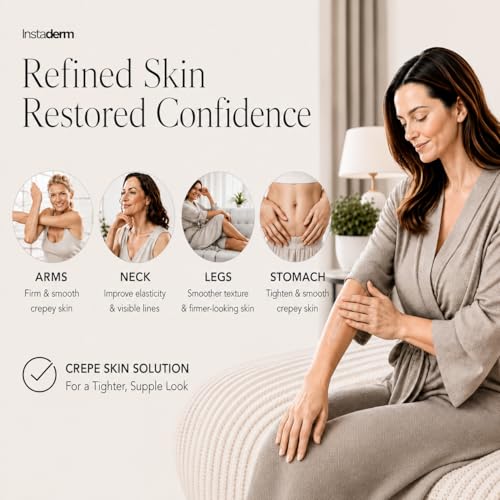 Crepey Skin Firming Body Cream - Anti-Aging Moisturizer for Arms, Legs & Neck