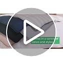 White Down Alternative Comforter with Duvet Loops - King Size All-Season Bedding