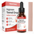 Treatonic Toenail Care Drops - Thick/Curved Nails Repair Drops with Silicone Toe Protectors