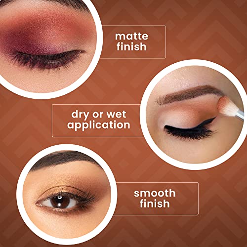 Ccolor Cosmetics - Savanna, 15-Color Eyeshadow Palette, Highly Pigmented, Long-Wearing, Easy-to-Blend, Warm Neutrals & Brown Mattes Eye Shadow, Professionally Formulated Eye Makeup