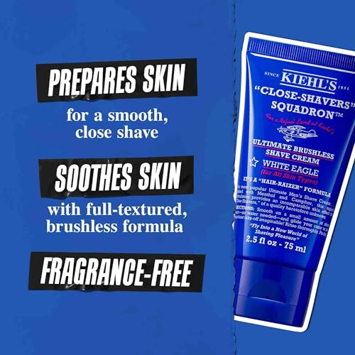 Kiehl's Ultimate Brushless Shave Cream White Eagle 5 Fl Oz / 150 ml for All Skin Types